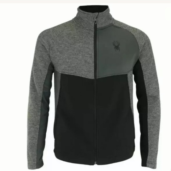 New! Spyder Full Zip Sweater Size L - Picture 3 of 6